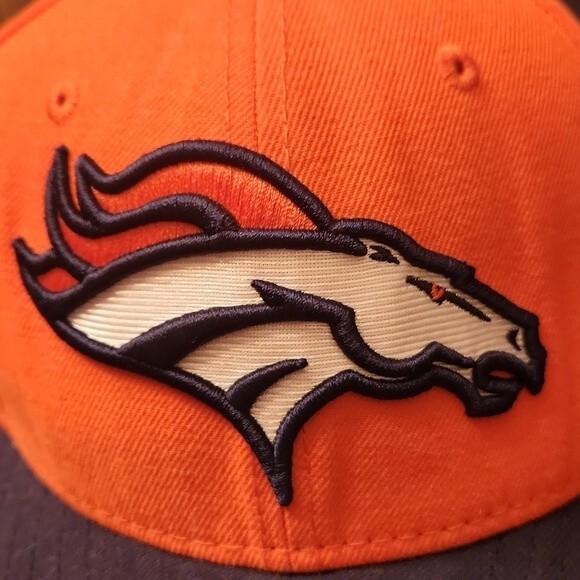 NFL Denver Broncos Orange & Blue Hat Size 7 (55.8cm) - Picture 2 of 8